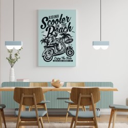 Scooter on the beach (Καμβάς) Scooter on the beach (Καμβάς)