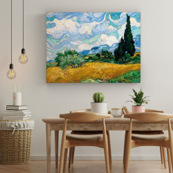 Van Gogh - Wheat Field with Cypresses (Καμβάς) Van Gogh - Wheat Field with Cypresses (Καμβάς)