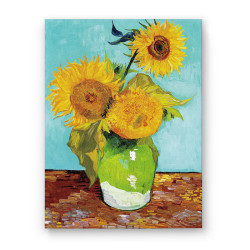 Van Gogh - Three Sunflowers  (Καμβάς) Van Gogh - Three Sunflowers  (Καμβάς)
