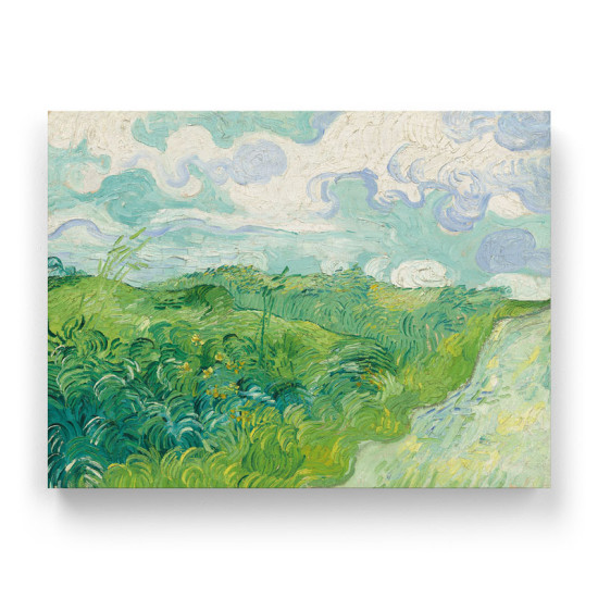Van Gogh - Green Wheat Fields (Καμβάς)