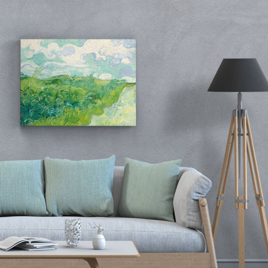 Van Gogh - Green Wheat Fields (Καμβάς)