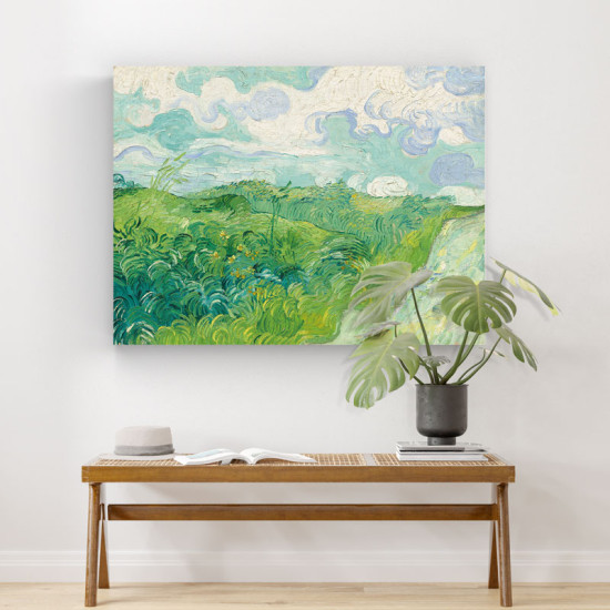Van Gogh - Green Wheat Fields (Καμβάς)