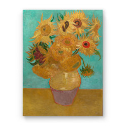 Van Gogh - Vase with Twelve Sunflowers  (Καμβάς) Van Gogh - Vase with Twelve Sunflowers  (Καμβάς)