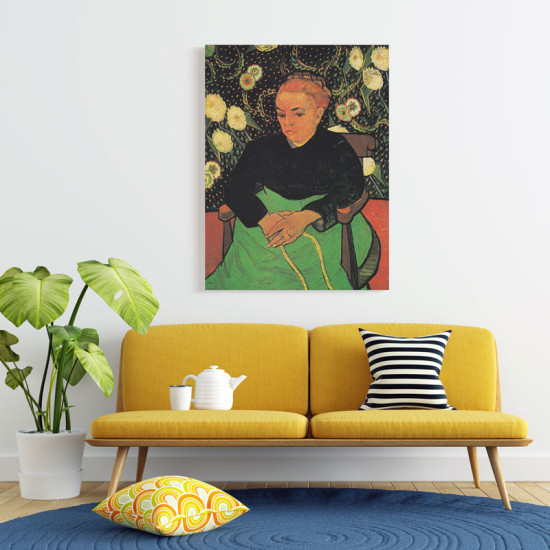 Van Gogh - Madame Roulin (La berceuse)  (Καμβάς)