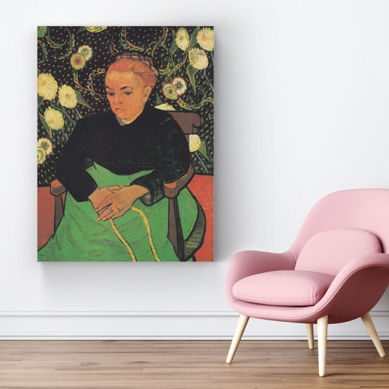 Van Gogh - Madame Roulin (La berceuse)  (Καμβάς)