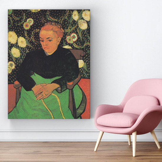 Van Gogh - Madame Roulin (La berceuse)  (Καμβάς)