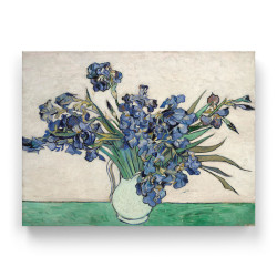 Van Gogh - Vase with Irises (Καμβάς) Van Gogh - Vase with Irises (Καμβάς)