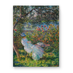 Monet Claude - Alice Hoschedé au jardin (Καμβάς) Monet Claude - Alice Hoschedé au jardin (Καμβάς)