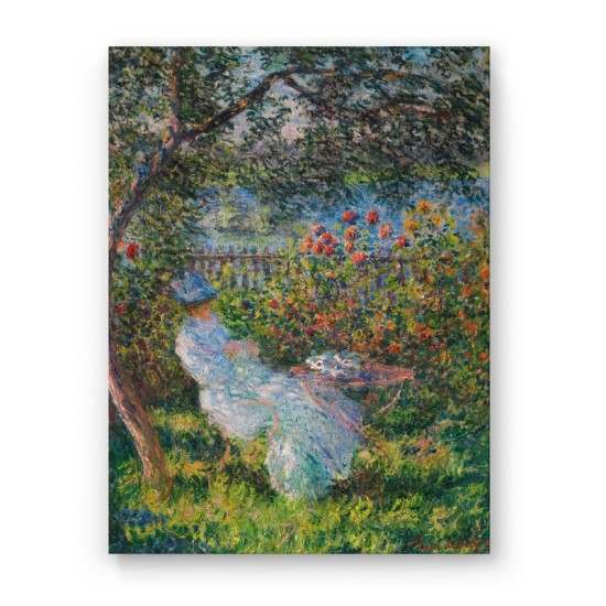 Monet Claude - Alice Hoschedé au jardin (Καμβάς)