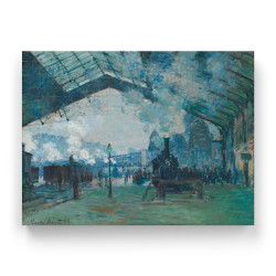 Monet Claude - Arrival of the Normandy Train (Καμβάς) Monet Claude - Arrival of the Normandy Train (Καμβάς)
