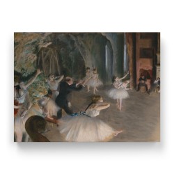 Degas Edgar - The Rehearsal Onstage (Καμβάς)
