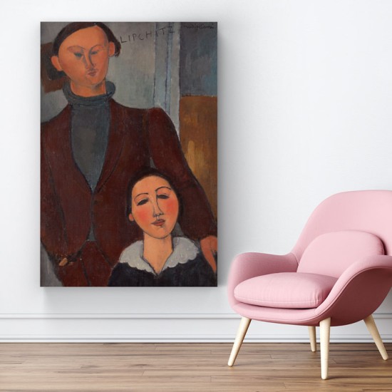 Modigliani - Jacques and Berthe Lipchitz (Καμβάς)