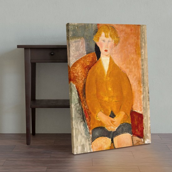 Modigliani - Boy in Short Pants (Καμβάς)
