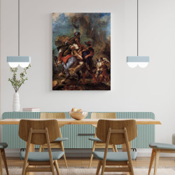 Delacroix - The Abduction of Rebecca (Καμβάς) Delacroix - The Abduction of Rebecca (Καμβάς)
