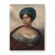 Delacroix - Portrait of a Woman in a Blue Turban(Καμβάς)