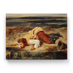 Delacroix - Wounded Brigand (Καμβάς) Delacroix - Wounded Brigand (Καμβάς)
