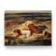 Delacroix - Wounded Brigand (Καμβάς)