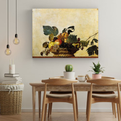 Michelangelo - Basket of fruit (Καμβάς) Michelangelo - Basket of fruit (Καμβάς)
