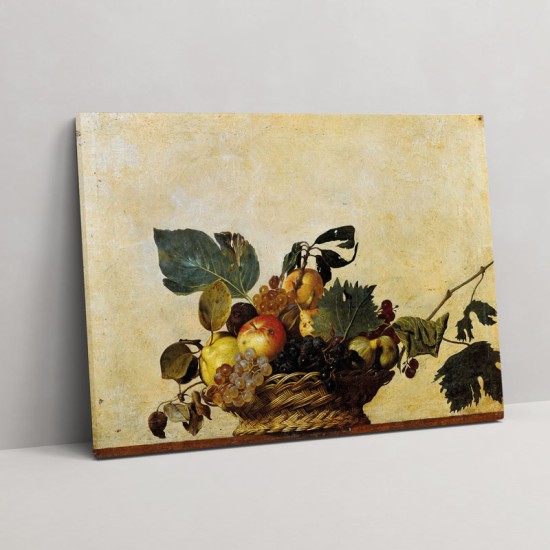Michelangelo - Basket of fruit (Καμβάς)