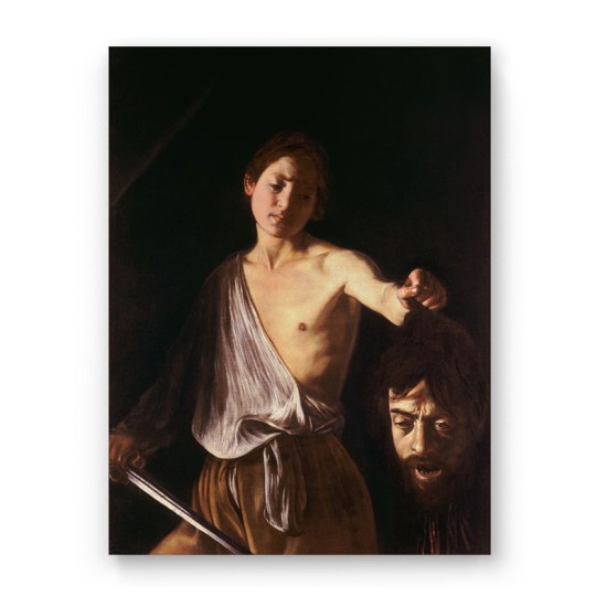 Michelangelo - David with the Head of Goliath (Καμβάς)