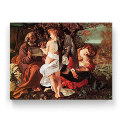Michelangelo - Rest on the Flight into Egypt  (Καμβάς)