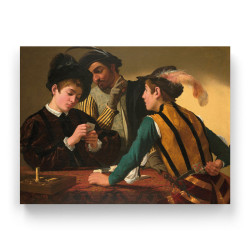 Michelangelo - The Cardsharps (Καμβάς)