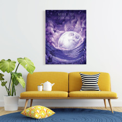 Moon sky quote (Καμβάς) Moon sky quote (Καμβάς)