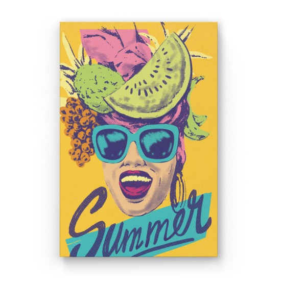 Pop art summer girl (Καμβάς)