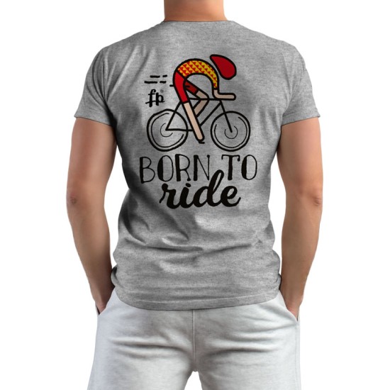 BORN TO RIDE BICYCLE (Κοντομάνικο Ανδρικό / Unisex)