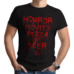 HORROR MOVIES PIZZA AND BEER (Κοντομάνικο Ανδρικό / Unisex)