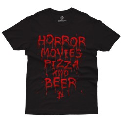 HORROR MOVIES PIZZA AND BEER (Κοντομάνικο Ανδρικό / Unisex) HORROR MOVIES PIZZA AND BEER (Κοντομάνικο Ανδρικό / Unisex)