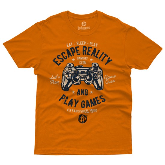 ESCAPE REALITY PLAY GAMES (Κοντομάνικο Ανδρικό / Unisex)