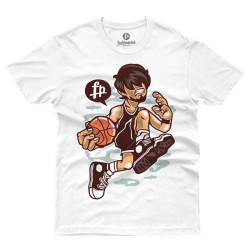 BASKETBALL PLAYER CARTOON (Κοντομάνικο Παιδικό)