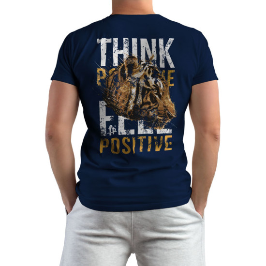 THINK POSITIVE FEEL POSITIVE (Κοντομάνικο Ανδρικό / Unisex) THINK POSITIVE FEEL POSITIVE (Κοντομάνικο Ανδρικό / Unisex)