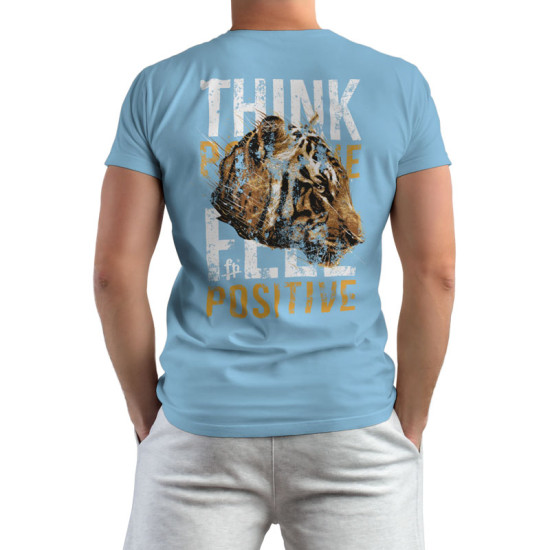 THINK POSITIVE FEEL POSITIVE (Κοντομάνικο Ανδρικό / Unisex) THINK POSITIVE FEEL POSITIVE (Κοντομάνικο Ανδρικό / Unisex)