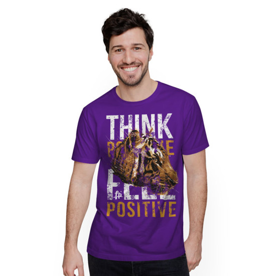 THINK POSITIVE FEEL POSITIVE (Κοντομάνικο Ανδρικό / Unisex) THINK POSITIVE FEEL POSITIVE (Κοντομάνικο Ανδρικό / Unisex)