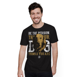 BE THE PERSON THAT YOUR DOG THINKS YOU ARE (Κοντομάνικο Ανδρικό / Unisex) BE THE PERSON THAT YOUR DOG THINKS YOU ARE (Κοντομάνικο Ανδρικό / Unisex)