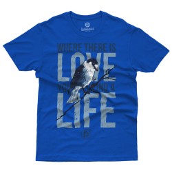 WHERE THERE IS LOVE YOU WILL FIND A LIFE (Κοντομάνικο Ανδρικό / Unisex)