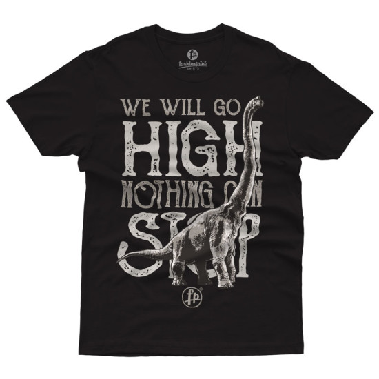 WE WILL GO HIGH NOTHING CAN STOP (Κοντομάνικο Ανδρικό / Unisex)