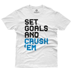SET GOALS AND CRUSH 'EM (Κοντομάνικο Ανδρικό / Unisex) SET GOALS AND CRUSH 'EM (Κοντομάνικο Ανδρικό / Unisex)
