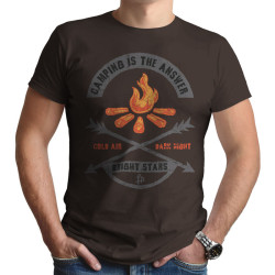 Camping Is The Answer (Κοντομάνικο Ανδρικό / Unisex)