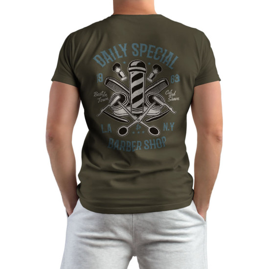 DAILY SPECIAL BARBER SHOP (Κοντομάνικο Ανδρικό / Unisex) DAILY SPECIAL BARBER SHOP (Κοντομάνικο Ανδρικό / Unisex)