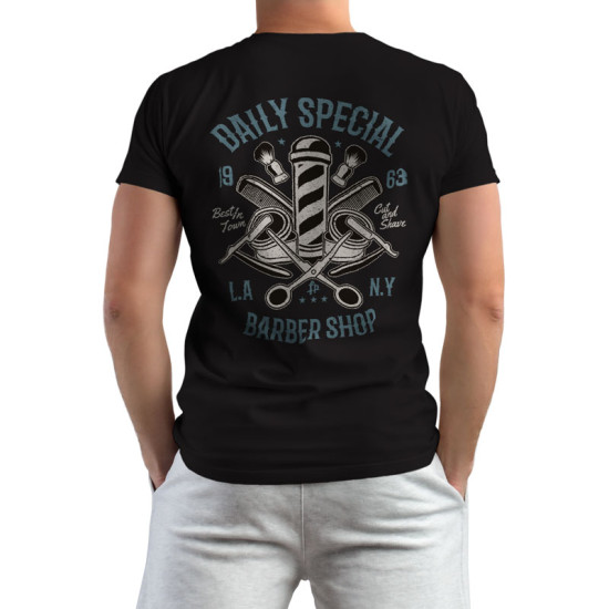 DAILY SPECIAL BARBER SHOP (Κοντομάνικο Ανδρικό / Unisex) DAILY SPECIAL BARBER SHOP (Κοντομάνικο Ανδρικό / Unisex)
