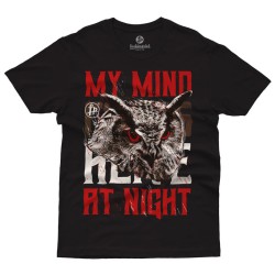 My Mind Comes Alive At Night  (Κοντομάνικο Ανδρικό / Unisex)
