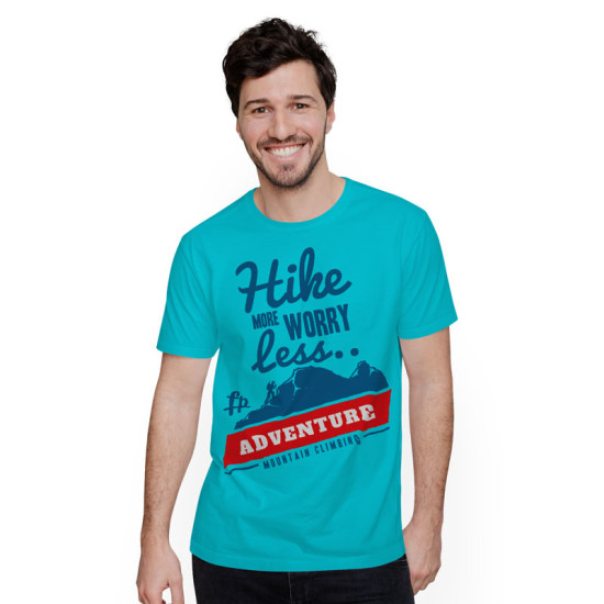 Hike More Worry Less (Κοντομάνικο Ανδρικό / Unisex)