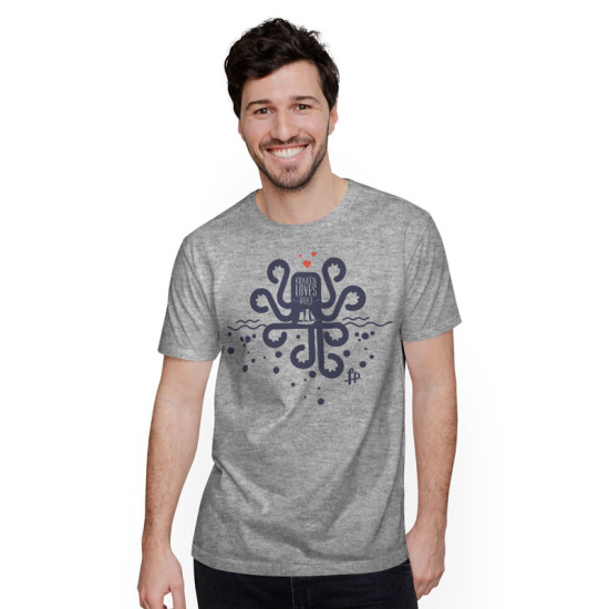 Kraken Loves Boat (Κοντομάνικο Ανδρικό / Unisex)