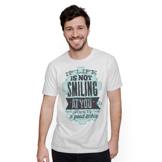 If Life Is Not Smiling To You (Κοντομάνικο Ανδρικό / Unisex)