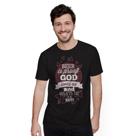 Beer Is Proof God Loves Us (Κοντομάνικο Ανδρικό / Unisex) Beer Is Proof God Loves Us (Κοντομάνικο Ανδρικό / Unisex)