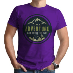 Adventure Begin Outside Your Tent (Κοντομάνικο Ανδρικό / Unisex) Adventure Begin Outside Your Tent (Κοντομάνικο Ανδρικό / Unisex)