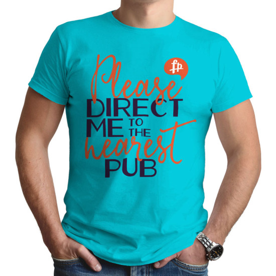 Please Direct Me To The Nearest Pub (Κοντομάνικο Ανδρικό / Unisex)